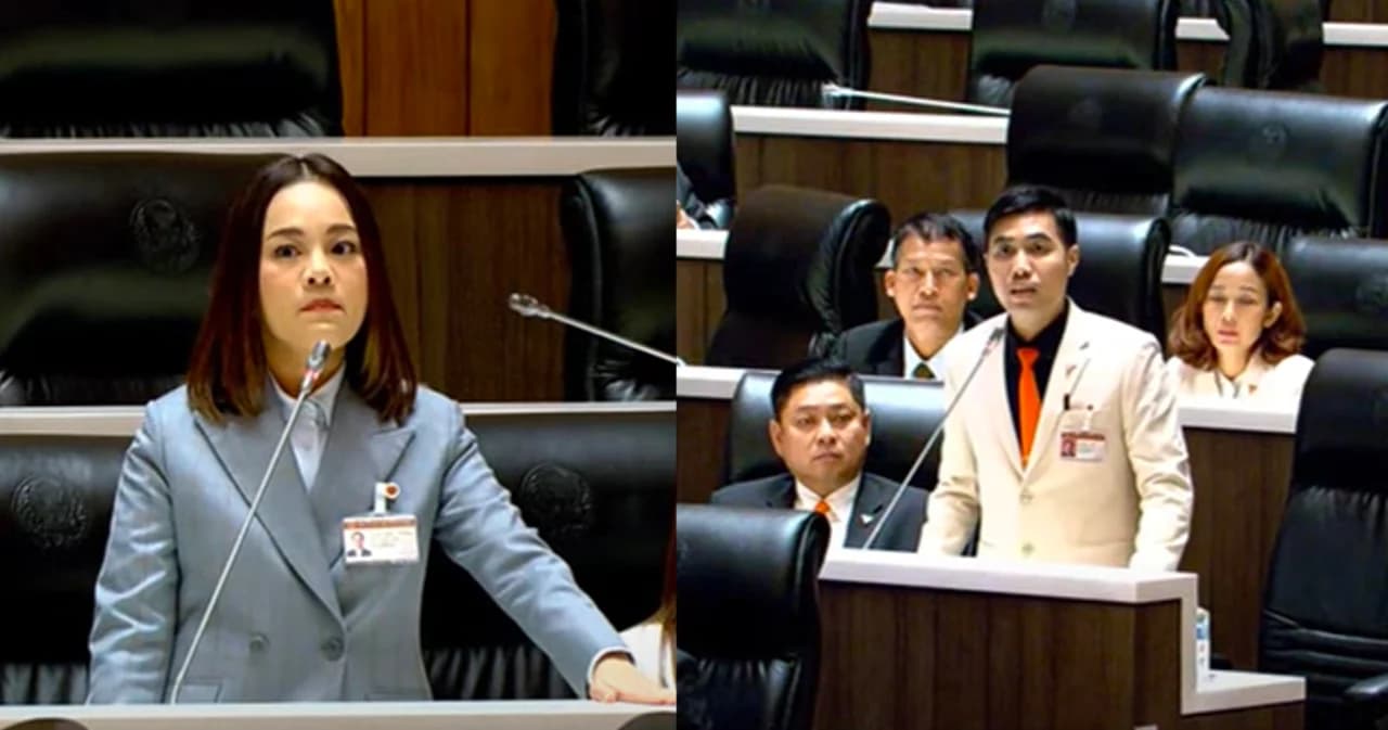 ‘ปิยรัฐ’ ซัด ‘เศรษฐา’ ไม่มาตอบกระทู้ ‘ขัตติยา’ ประท้วงชี้นายกฯ ไปตปท.