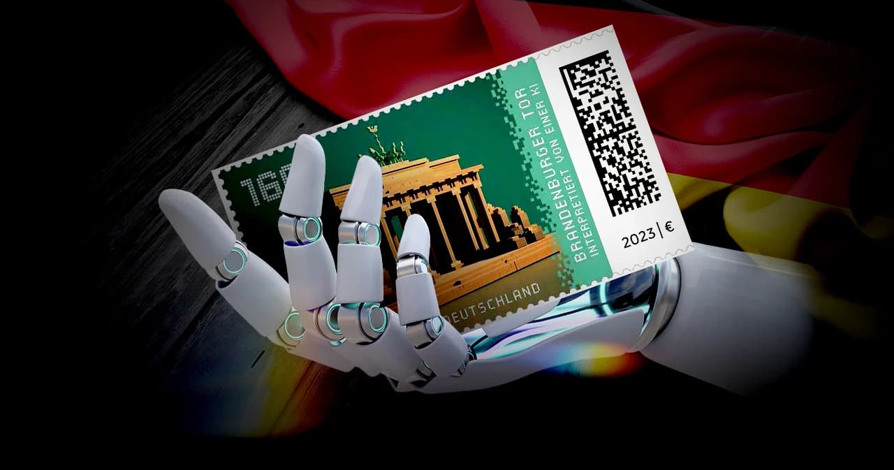 Deutsche Post ไปรษณีย์เยอรมันนี เปิดตัว ‘คริปโตแสตมป์’ พร้อมภาพสถานที่ประวัติศาสตร์วาดโดย AI