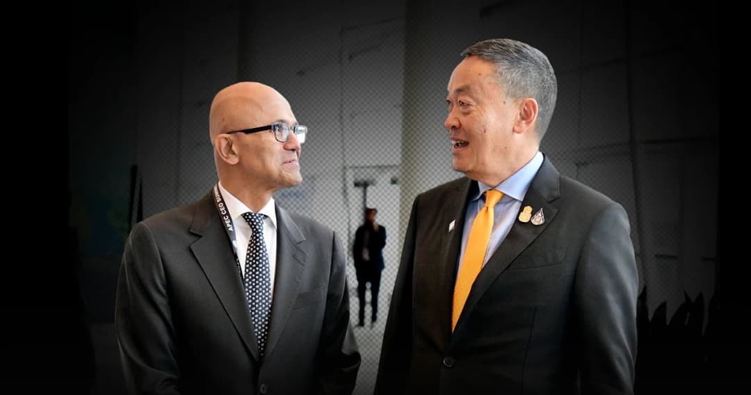 เซลล์แมนเศรษฐาปิดดีลสำเร็จ! ไมโครซอฟท์-รัฐบาลไทย จับมือ ทำ MOU ยกระดับไทยด้วยดิจิทัล-AI