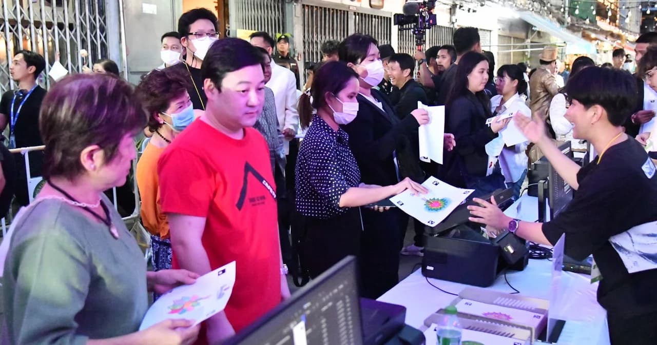 ประมวลภาพ ลอยกระทง 2566 ในพื้นที่กรุงเทพฯ