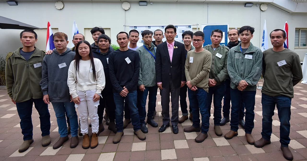 ‘ปานปรีย์’ พบ 17 คนไทยที่ได้รับการปล่อยตัว เผยทุกคนกำลังใจดี พร้อมเดินทางกลับบ้าน