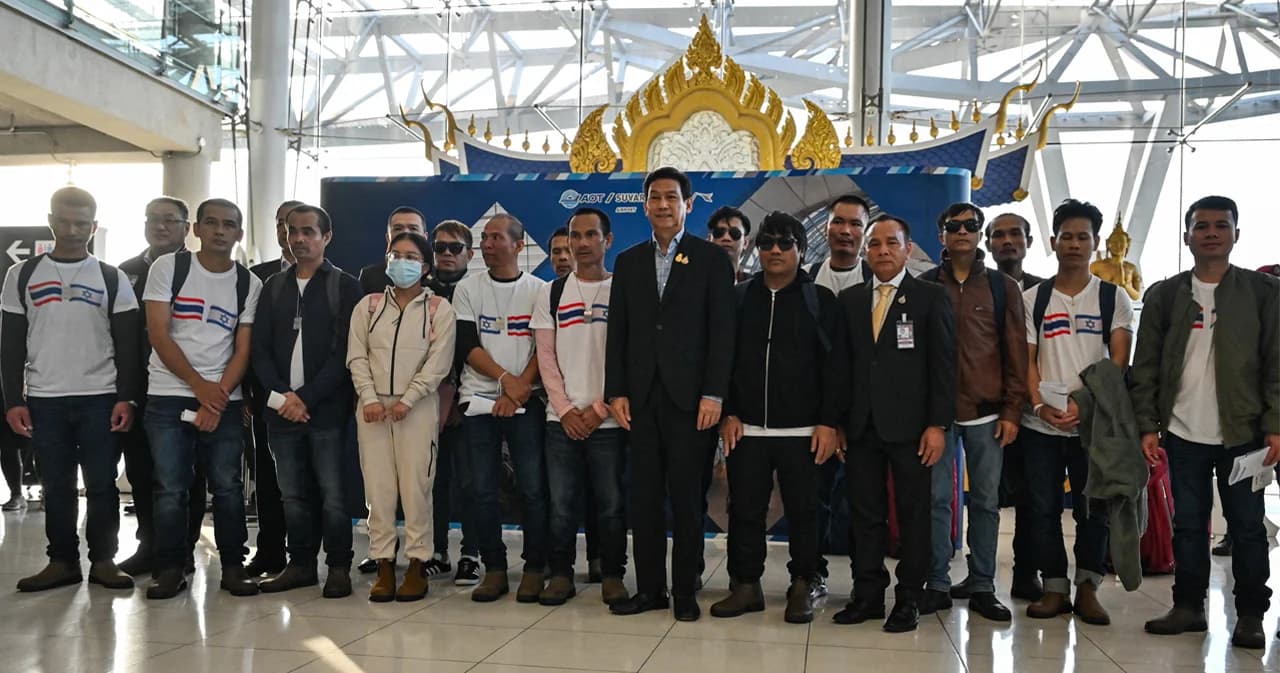 17 แรงงานไทยที่กลุ่มฮามาสปล่อยตัว กลับถึงมาตุภูมิแล้ว