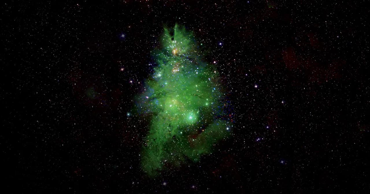 “ต้นคริสต์มาสแห่งเอกภพ” ต้อนรับเทศกาลแห่งความสุข จากจักรวาล