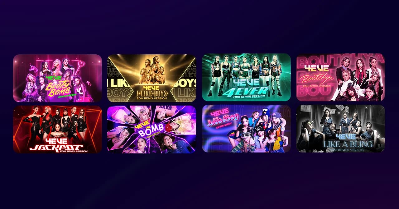 ‘4EVE’ ส่งของขวัญต้อนรับปีใหม่ เอาใจสายแดนซ์ปล่อย 8 เพลงฮิตใน ‘EDM Remix version’