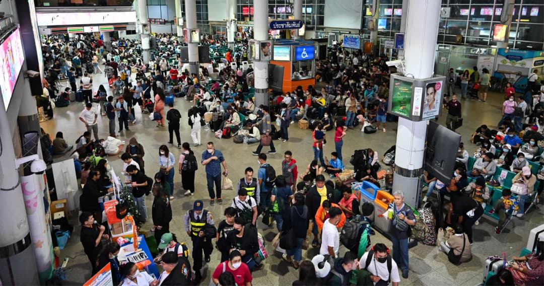 ปีใหม่ 2567 บขส. คาดวันนี้ก่อนหยุดยาว การเดินทางจะหนาแน่น คาดสูงถึง 70,000 คน