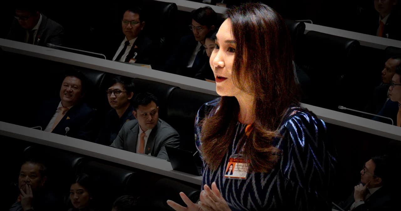 ‘ศิริกัญญา’ ชำแหละงบฯ ปี 67 ซัดรัฐบาลโกงสูตรปรับจีดีพี รวมเงินเฟ้อเข้าไปด้วย ชี้ไม่มีประเทศไหนทำกัน เย้ยนี่หรือรัฐบาลที่เคยมีชื่อเสียงด้านเศรษฐกิจ