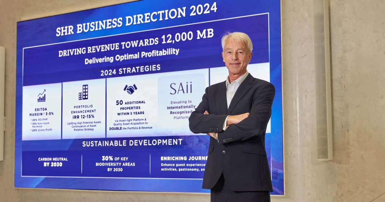 เอส โฮเทล แอนด์ รีสอร์ท ในเครือสิงห์เอสเตท ตั้งเป้ารายได้แตะ 12,000 ล้านบาท สร้างการเติบโต ยกระดับแบรนด์ รุกตลาดใหม่