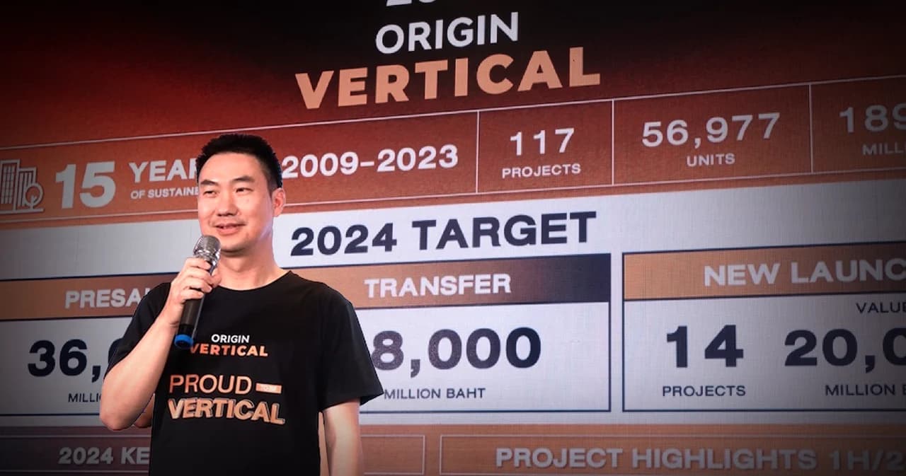 Origin ปรับโครงสร้างธุรกิจคอนโด เปิดแบรนด์ “ORIGIN VERTICAL” เปิด 14 คอนโดใหม่ ตั้งเป้า 3.6 หมื่นล้าน