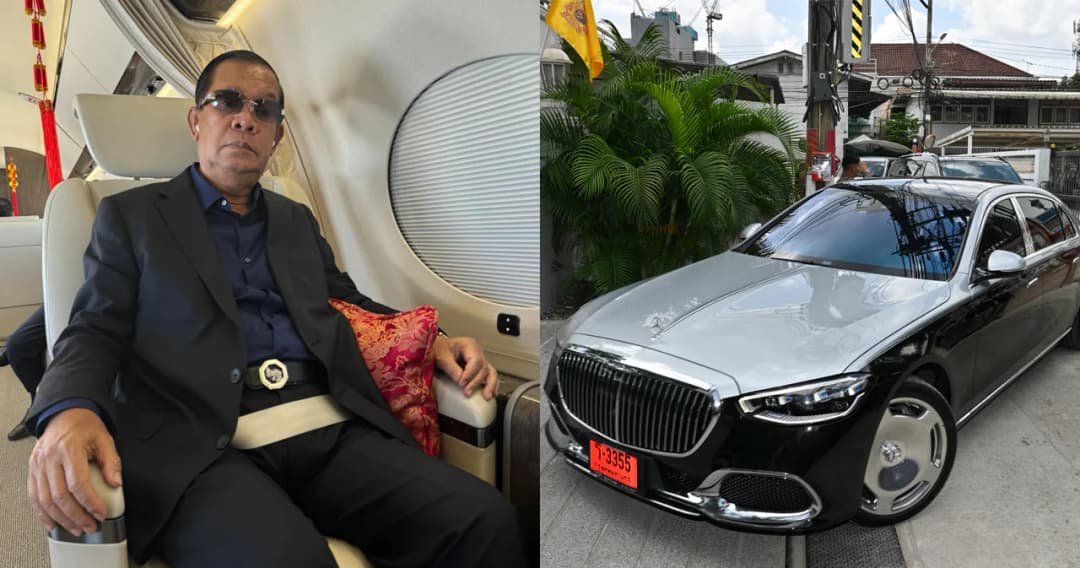 ‘ฮุน เซน’ มาตามนัดเยี่ยม ‘ทักษิณ’ ที่บ้านจันทร์ส่องหล้า ตำรวจคุมเข้ม