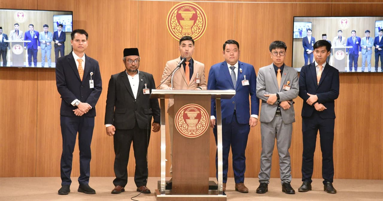 ‘กมธ.ความมั่นคง’ แถลง กรณีถวายความปลอดภัยขบวนเสด็จ มุ่งสร้างความเข้าใจ