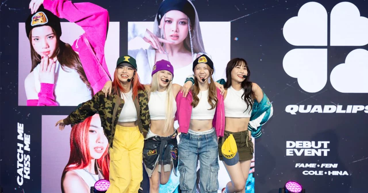 ‘QUADLIPS’ เดบิวต์ ‘Catch Me Kiss Me’ โปรเจกต์ระดับโลกจาก AKB48 Group