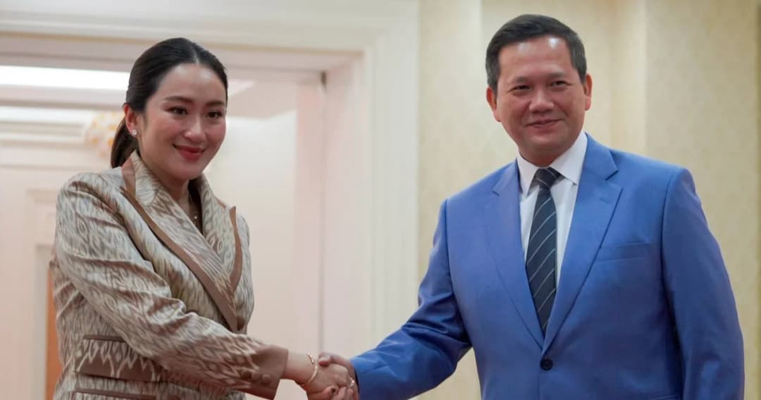 ‘แพทองธาร’ เข้าพบ ‘ฮุน มาเนต’ นายกฯ กัมพูชา ตามคำเชิญของ ‘สมเด็จฮุน เซน’ วันที่ 18-19 มี.ค. นี้