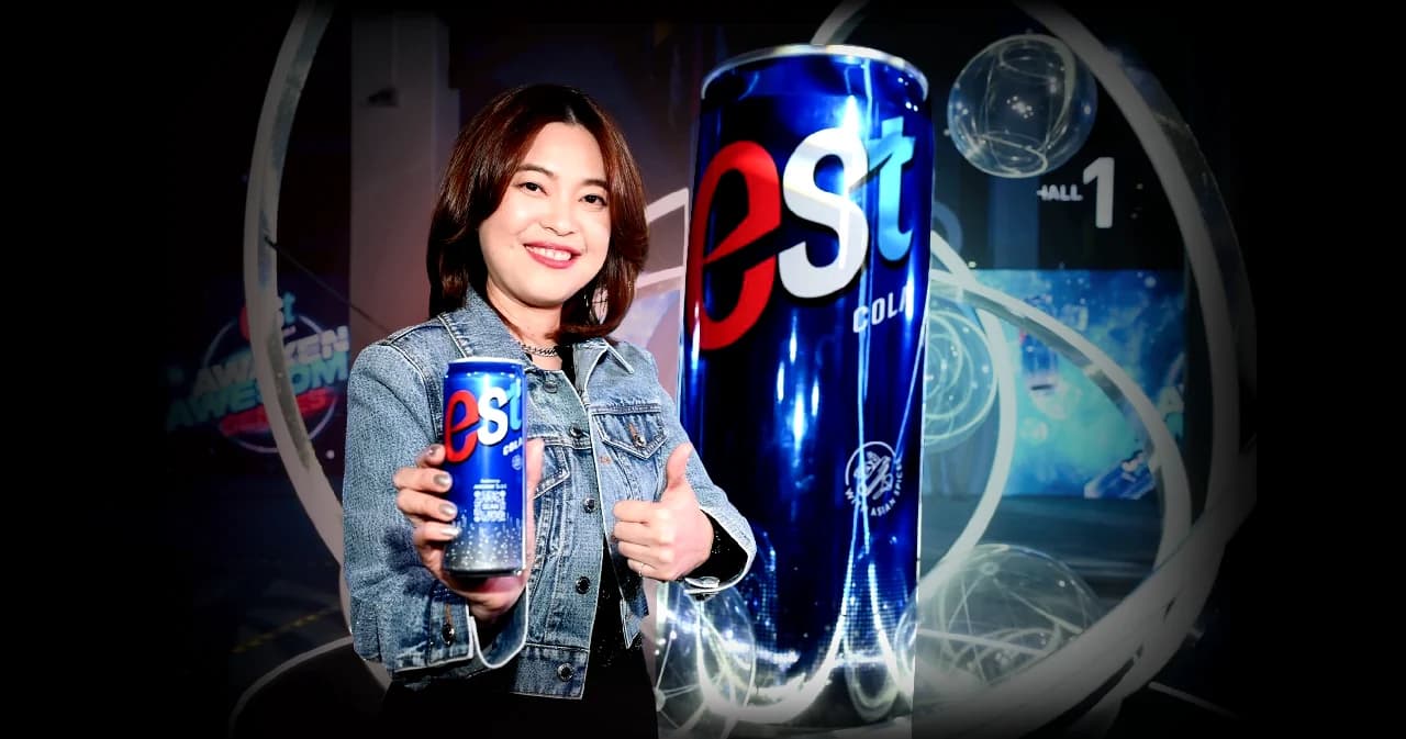 ‘est Cola’ เจาะกลุ่มวัยรุ่น Gen Z ใช้ AI Co-Pilot มาสร้างสีสัน ตั้งเป้าส่วนแบ่งตลาด 11%