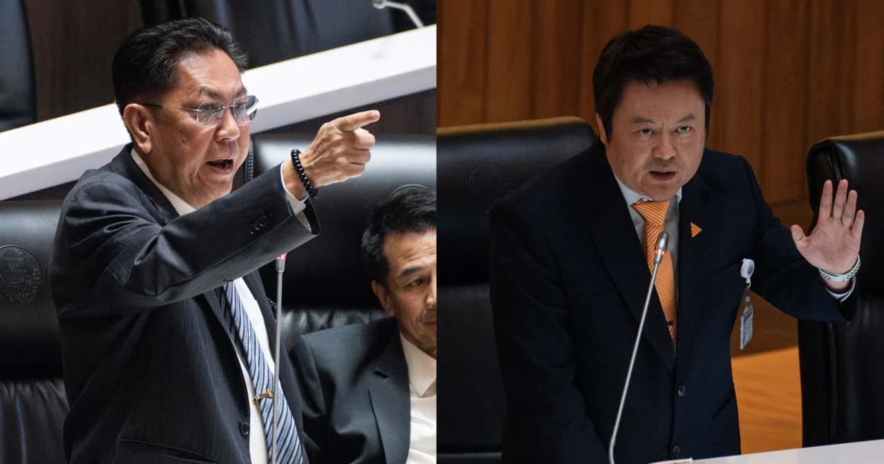 สภาเดือด ‘ก้าวไกล-เพื่อไทย’ ซัดกันปมงบฝายแกนดินซีเมนต์ ท้าลาออกกลางห้องประชุม