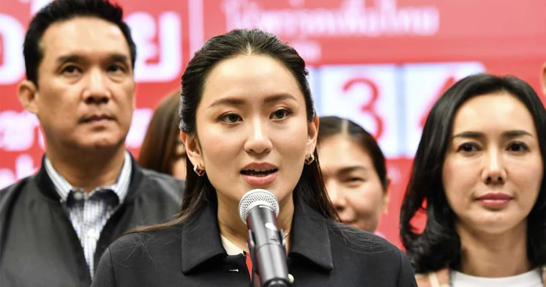 ‘แพทองธาร’ บอกพ่อมา ‘เพื่อไทย’ ย้อนความหลังตามประสาคนแก่ ปัดครอบงำพรรค