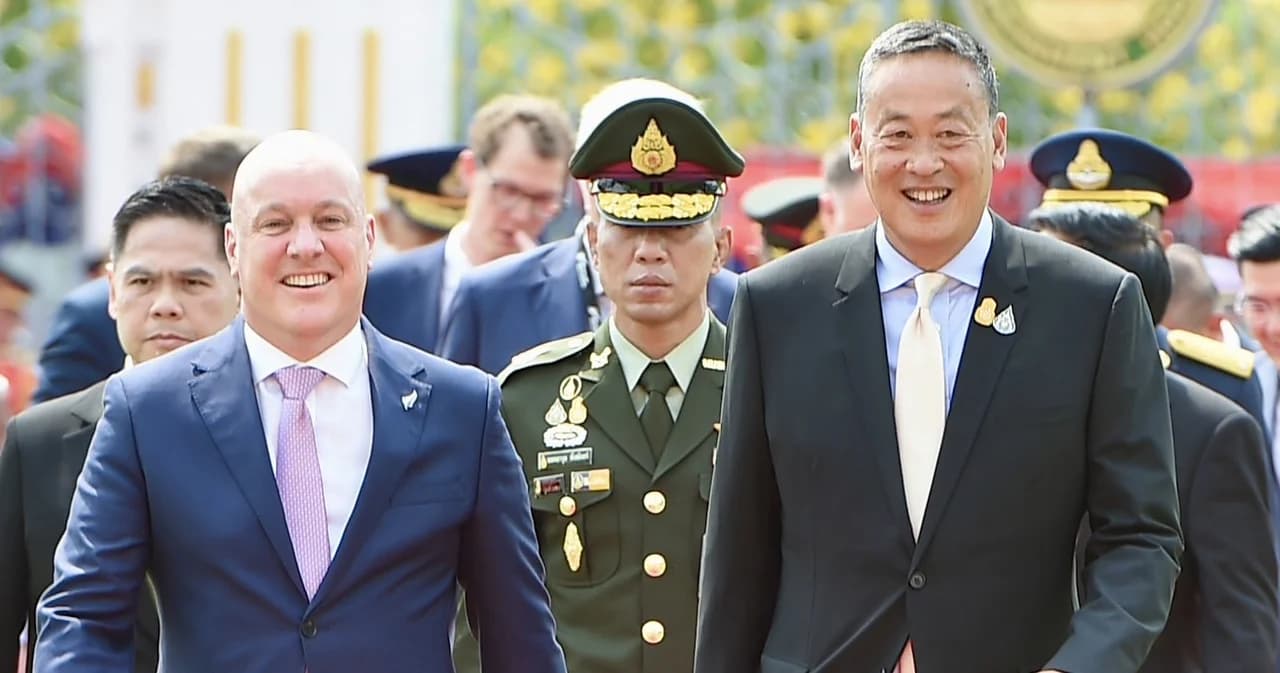 'เศรษฐา' ต้อนรับ 'นายกฯ นิวซีแลนด์' แขกรัฐบาล เยือนไทยในรอบ 11 ปี กระชับความสัมพันธ์ระดับทวิภาคี