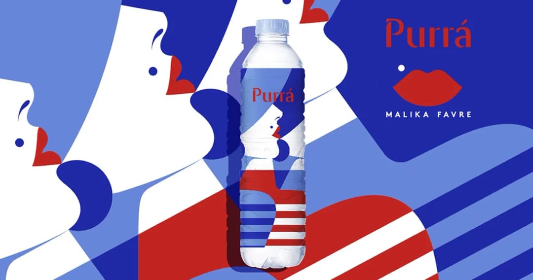 Purra ดึง Malika Favre ศิลปินฝรั่งเศส ดีไซน์ฉลากปี 2024 ย้ำจุดแข็งน้ำแร่ เบอร์ 1