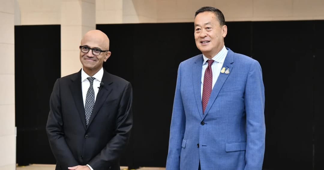 ‘สัตยา’ ซีอีโอ ไมโครซอฟท์ ประกาศ ตั้งฐาน ‘ดาต้า เซ็นเตอร์’ ที่แรกในไทย