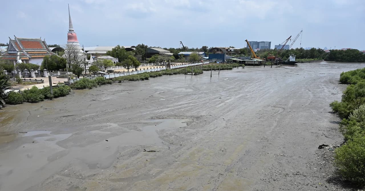 น้ำทะเลลดต่ำสุด เดือนพฤษภาคม 2567 'เรือข้ามฟาก' ต้องหยุดให้บริการ เป็นช่วงๆ