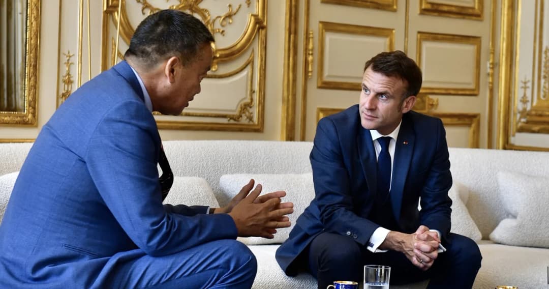 ‘เศรษฐา’ หารือ ‘มาครง’ ผุดไอเดีย ใช้โอกาส ‘ฝรั่งเศส’ เจ้าภาพโอลิมปิก ผลักดันหยุดยิง ‘อิสราเอล-ฮามาส’