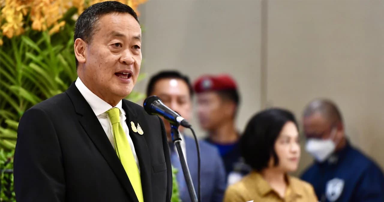 ‘เศรษฐา’ ถึงไทยแล้ว นัดทีมกม. เสาร์-อาทิตย์นี้ เตรียมข้อมูลชี้แจง ‘ศาลรัฐธรรมนูญ’