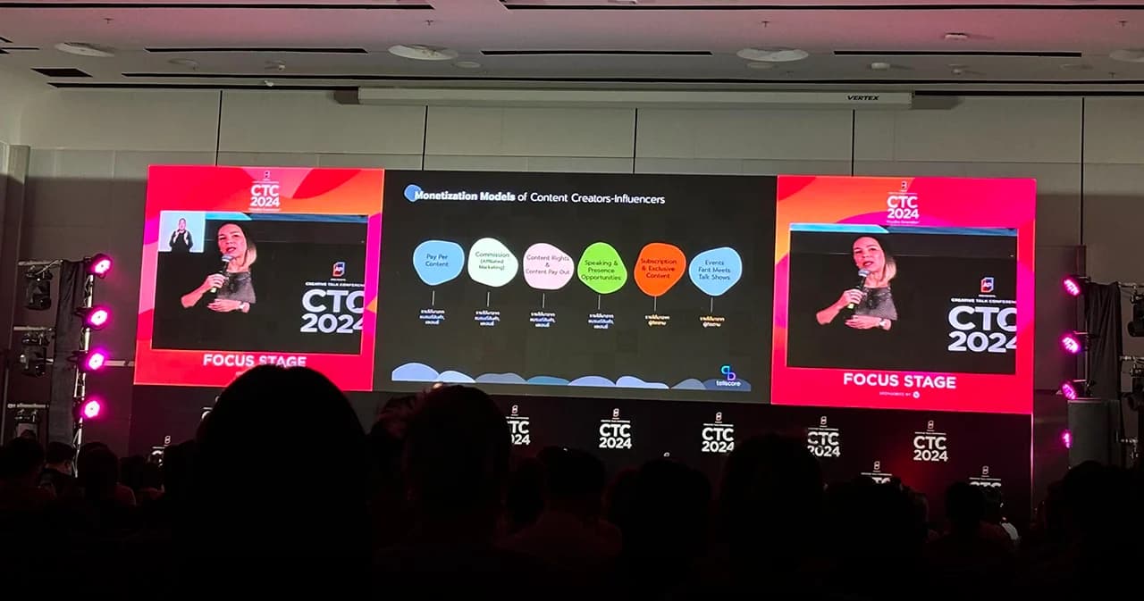 สรุป เทรนด์การเป็นอินฟลูฯ จากงาน Creative talk Conference 2024