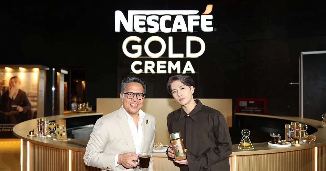 เนสกาแฟ โกลด์ เครมมา X แจ็คสัน หวัง ชวนคอกาแฟสร้าง ‘โกลด์เด้น โมเมนต์’ กับที่สุดของกาแฟผงละเอียดสีทอง