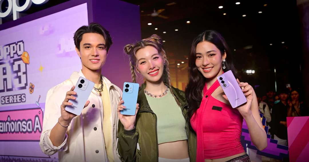 ท่วมเกิน! OPPO ทำยอดขายอันดับ 1 แล้ว เปิดตัวรุ่นใหม่ราคาหลักพัน พร้อม 3 พรีเซ็นเตอร์