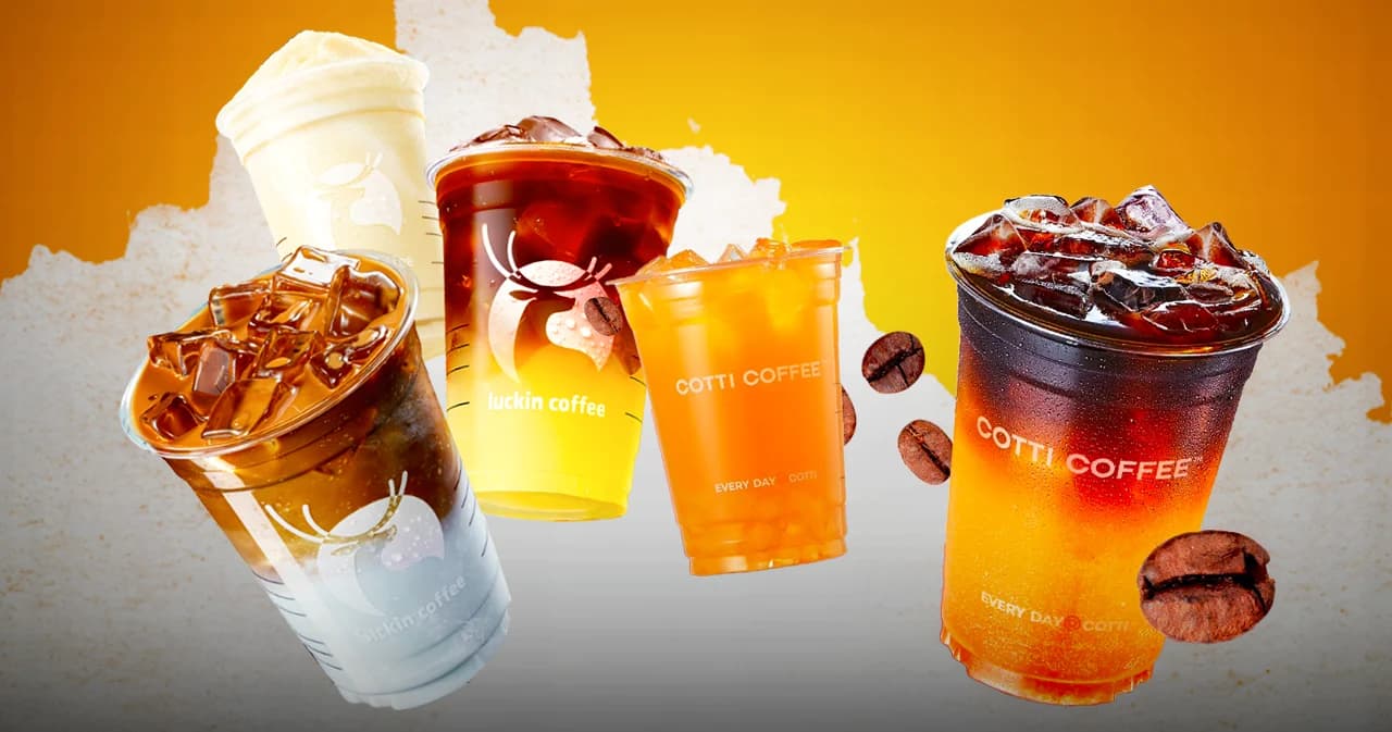 สองแบรนด์กาแฟใหญ่ในจีน Cotti สู้ Luckin แข่งขายถูก ส่วน Starbucks ยอดตกขอยืนดูห่างๆ