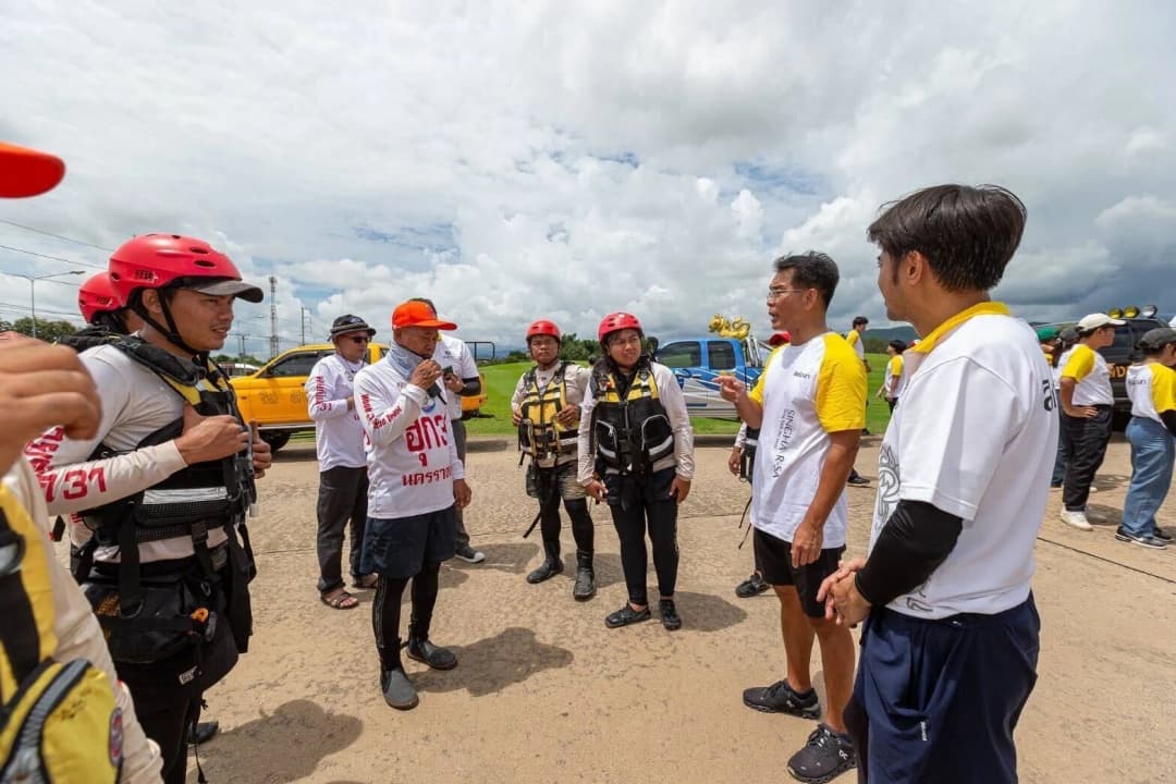 สิงห์อาสา เตรียมพร้อมรับมือน้ำท่วมภาคอีสาน “หนองคาย-บึงกาฬ-นครพนม” ผนึก เครือข่ายกู้ภัย-นักศึกษา รับมือมวลน้ำจากแม่น้ำโขง