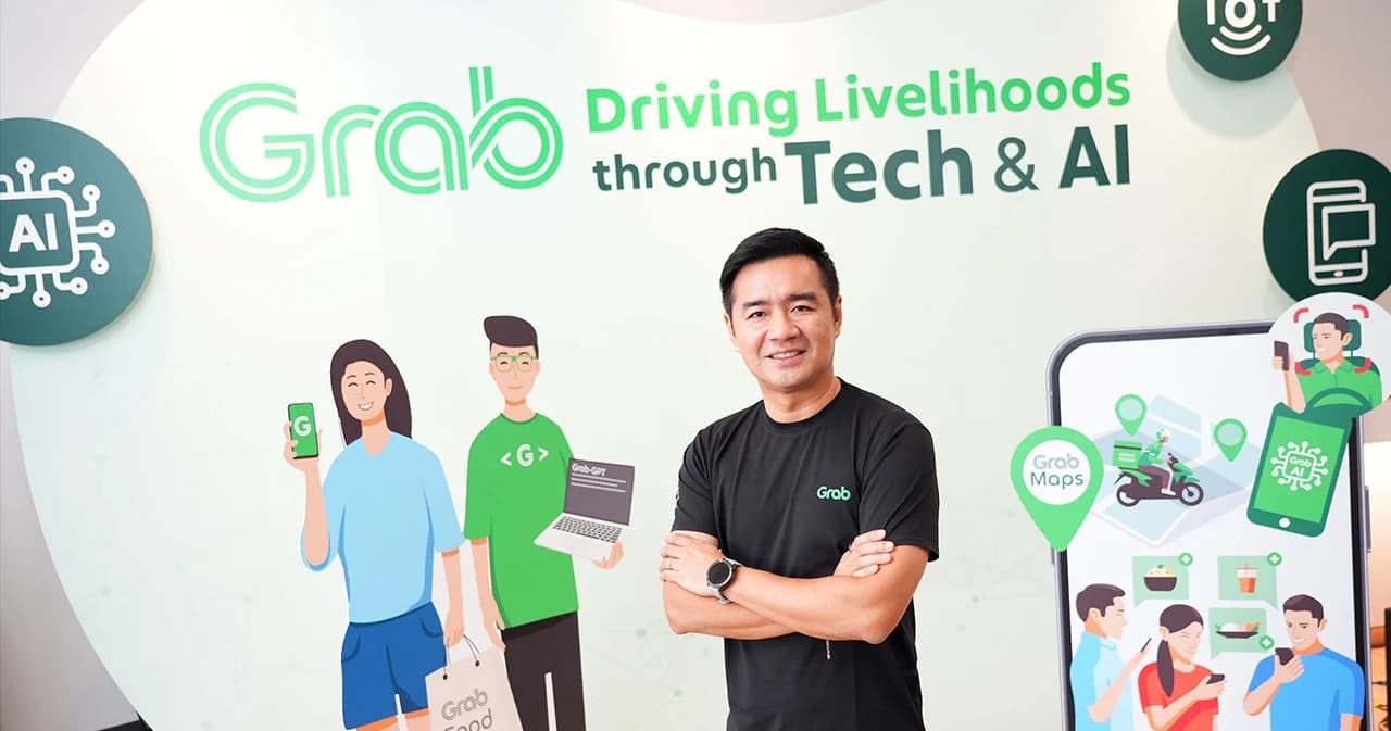 Grab ใช้ AI ต่อยอดธุรกิจ ขนฟีเจอร์-ฟังก์ชั่นใหม่เปิดตัว เพิ่มรายได้ไรเดอร์-ร้านค้า