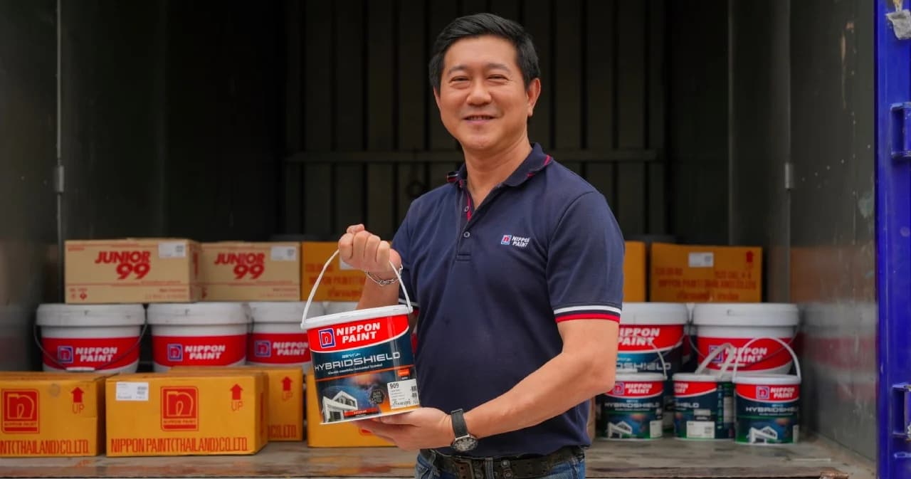 น้ำท่วมภาคเหนือ ‘นิปปอนเพนต์’ ร่วมกับ บ.พันธมิตร บริจาคสีทาอาคารคุณภาพ สำหรับฟื้นฟูพื้นที่โรงเรียนและโรงพยาบาล