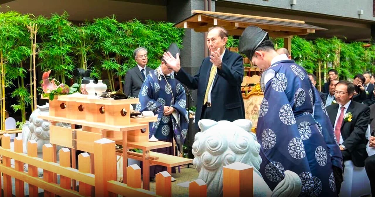 เจ้าสัวสหพัฒน์มาเอง เจพาร์ค ศรีราชา จัดพิธีอัญเชิญเทพเจ้าโอคุนินุชิ