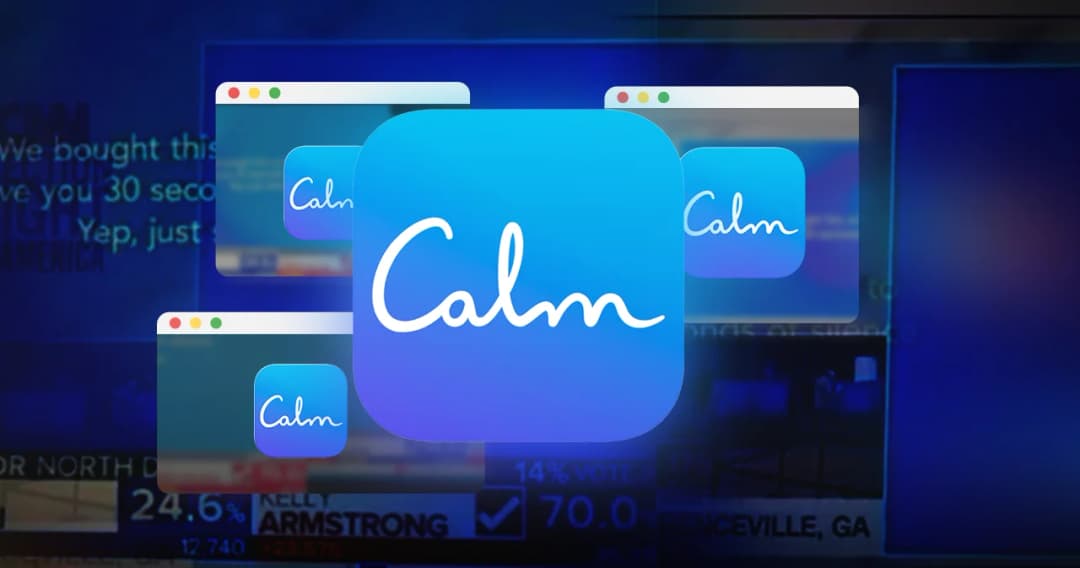 โฆษณาสุดเฉียบจาก Calm ความสงบคั่นกลางความหัวร้อน ที่ CNN แปะคั่น ตอนลุ้นผลเลือกตั้งสหรัฐฯ