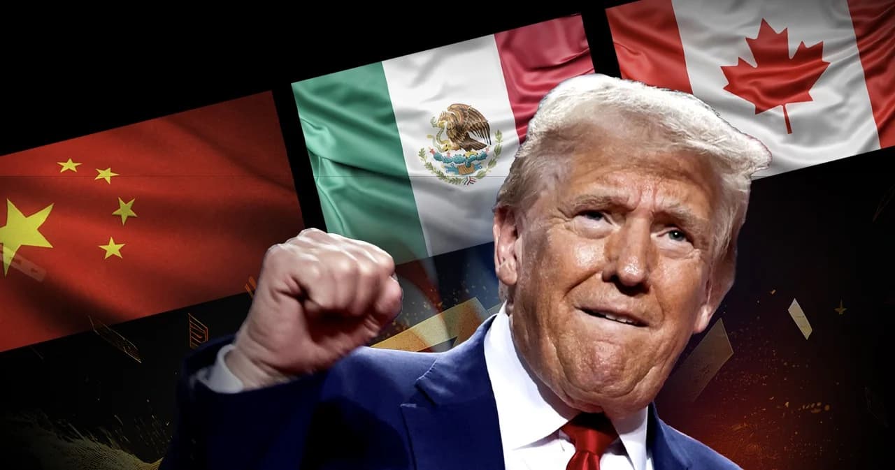 การค้าโลกระอุ ‘ ทรัมป์’ จิ้ม 3 ประเทศแรกโดนทันที ขึ้นภาษีท่วมๆ จีน เม็กซิโก แคนาดา