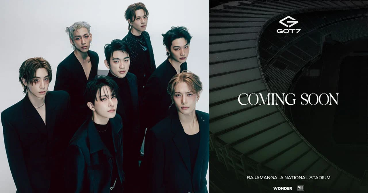 GOT7 คืนรังอากาเซ่ไทยตามสัญญา โฟร์วันวันฯ แท็กทีม 7 เมมเบอร์จัดคอนเสิร์ตที่สนามราชมังฯ