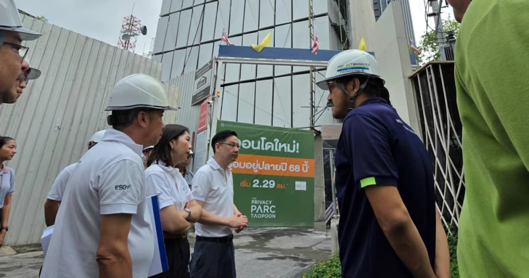 “พฤกษา” เร่งเครื่อง ตรวจสอบ-ซ่อมแซม เคียงข้างลูกบ้าน มั่นใจทุกโครงการหลังเกิดเหตุแผ่นดินไหว