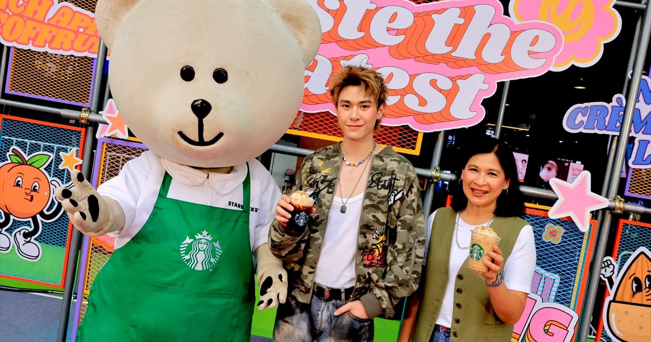 สตาร์บัคส์ เปิดตัวมาสคอตหมี เอาใจ Gen Z หนึ่งในลูกค้าหลัก เปย์ต่อบิล ทั้งน้ำ ทั้งขนม