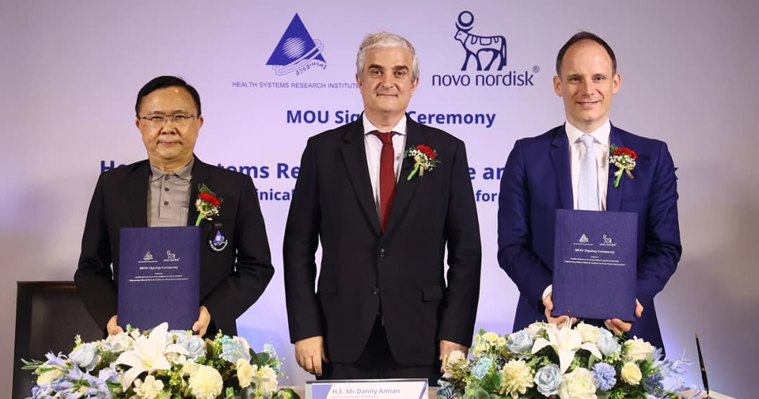 รัฐร่วมเอกชน “สวรส.-โนโว นอร์ดิสค์”   ยกระดับมาตรฐานวิจัยคลินิก สู่การพัฒนาระบบสุขภาพและเศรษฐกิจไทย