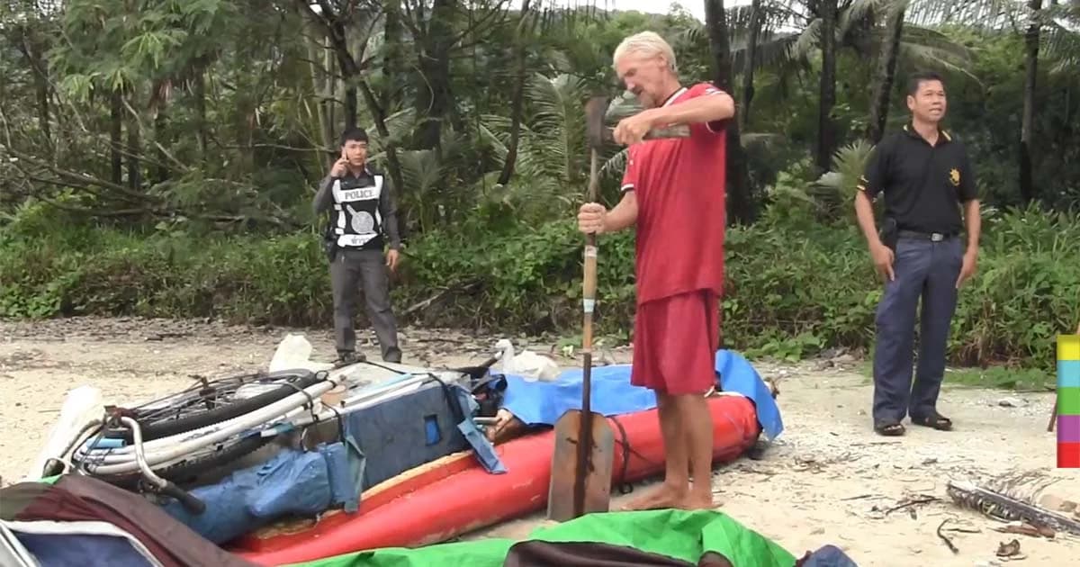 ถึงกับมึน ! พบชาวรัสเซียใช้เรือยางลอยทะเล นานกว่า 4 วัน บอกต้องการกลับพัทยา