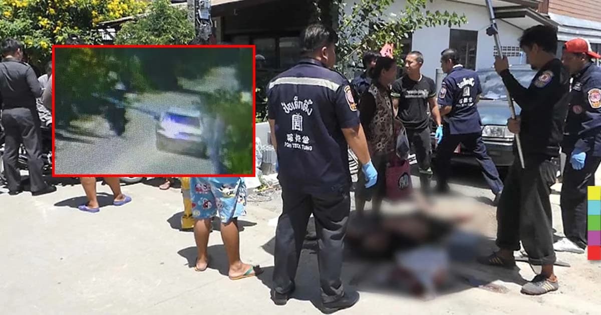 อุทาหรณ์ ! กระบะขนท่อพีวีซียื่นนอกรถ จยย.ขับสวนเสยคนซ้อนดับอนาถ