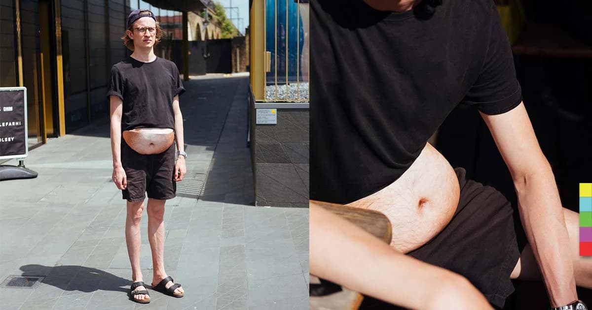 ไอเทมสุดฮา ! เปิดตัวกระเป๋าคาดเอวทรงพุง เหมือนจริงแทบแยกไม่ออก