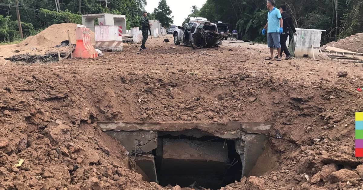 ซุกระเบิด ! ลอบสังหารทหารชุดรปภ.ครู ปัตตานี ดับ 4