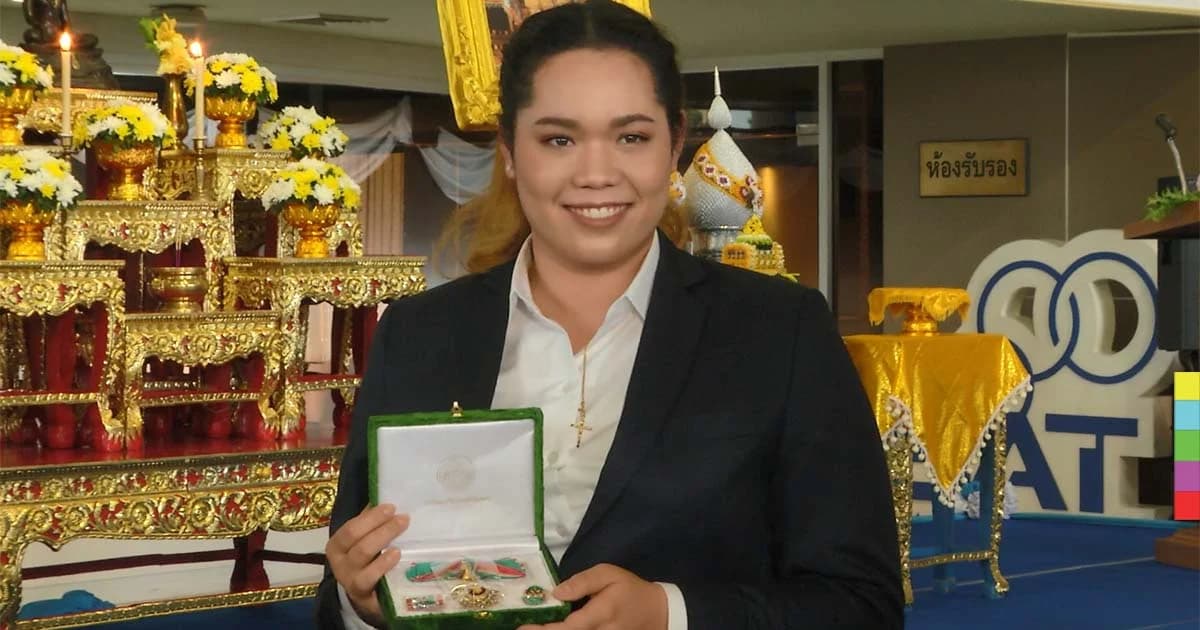 “เอรียา จุฑานุกาล” รับพระราชทานเครื่องราชอิสริยาภรณ์