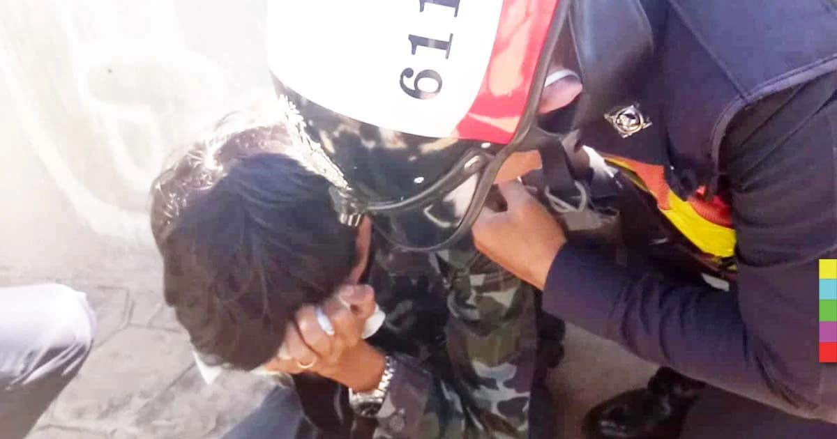 หนุ่ม 22 เศร้าจัด ! แฟนสาวบอกเลิก คิดสั้นจะกระโดดสะพานพระราม 4