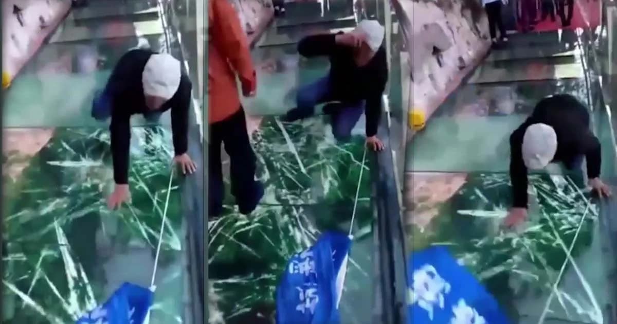 จีนขอโทษทำลูกเล่น “สะพานกระจก” มีรอยร้าว – เสียงเอฟเฟกต์