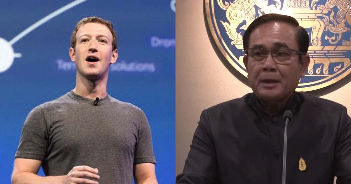 “มาร์ค ซักเคอร์เบิร์ก” นัดพบ “ลุงตู่” 30 ต.ค.นี้