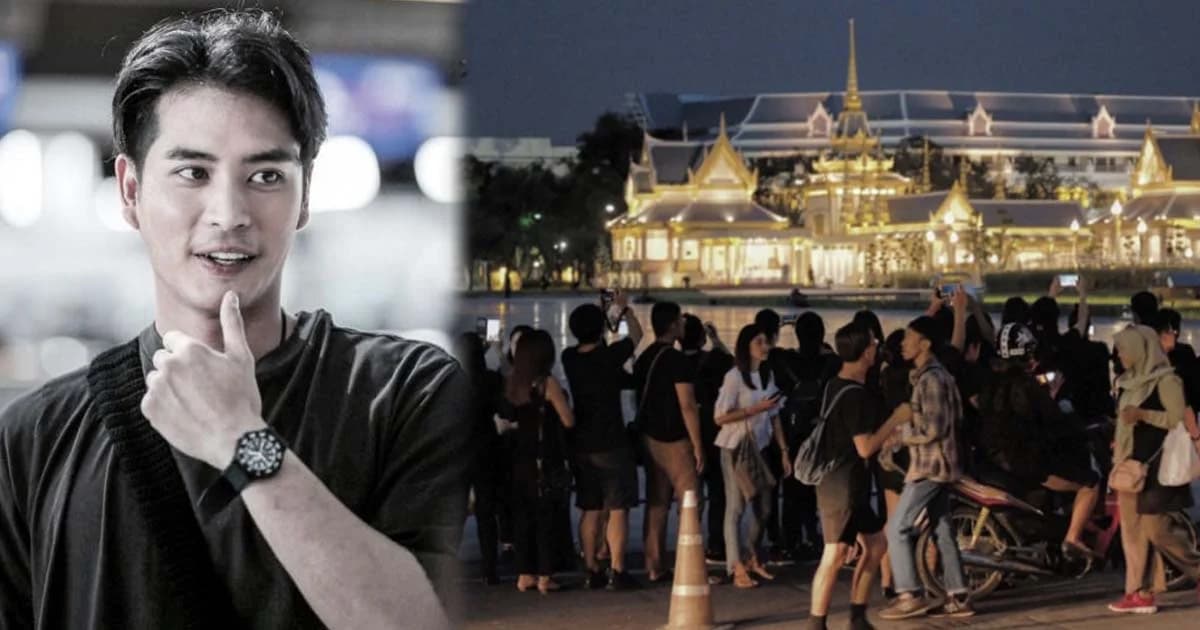 “ปั้นจั่น ปรมะ” แบกกล้องถ่ายตระเวนถ่ายภาพปชช.ท้องสนามหลวง