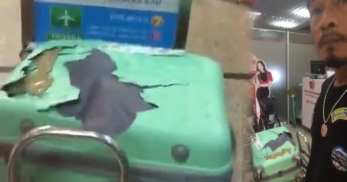 แฉคลิป ! หนุ่มโวยสายการบินทำกระเป๋าพัง จ่ายแค่ 500 !