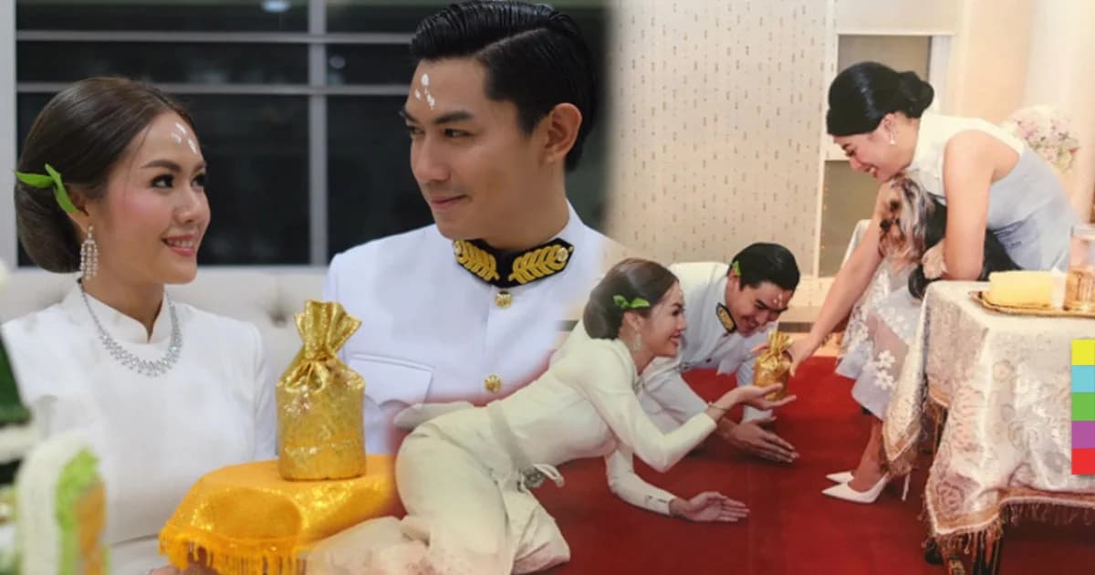 ปลื้มปิติ พระองค์หญิงสิริวัณณวรีฯ ประทานถุงทอง งานแต่ง ‘เป๊ก-นิว’